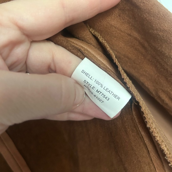 My Tribe Tan Suede Vest - Picture 5 of 8